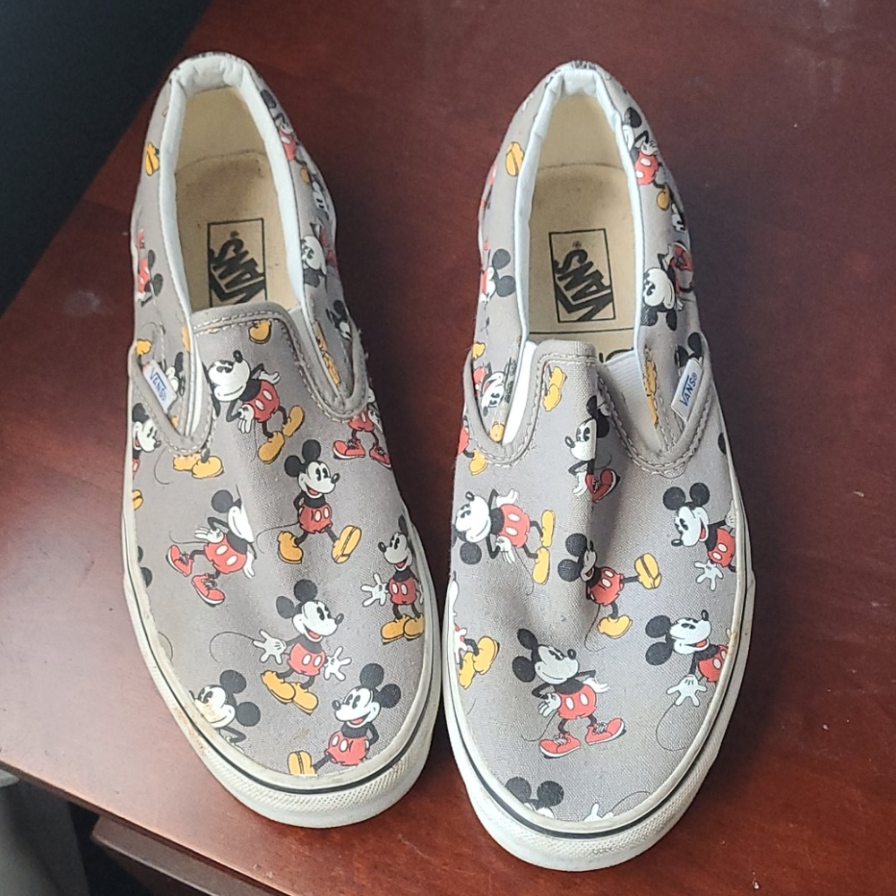 Van's Mickey Mouse Slip On Shoes